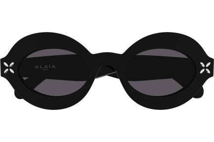 Solbriller Alaia AA0059S 001 Oval Sort