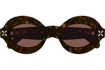 Solbriller Alaia AA0059S 003 Oval Havana