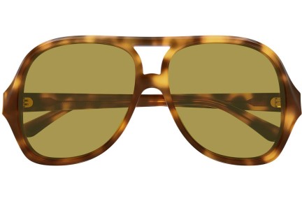 Okulary przeciwsłoneczne Chloe CH0289S 003 Kwadratowe Havana