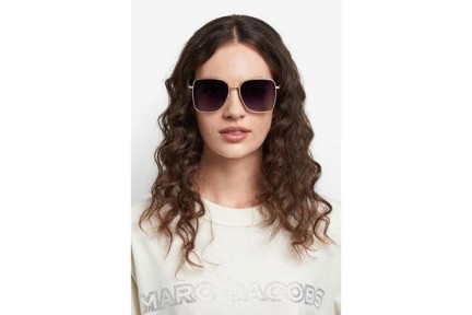 Ochelari de soare Marc Jacobs MARC829/S RHL/9O Cat Eye Aurii