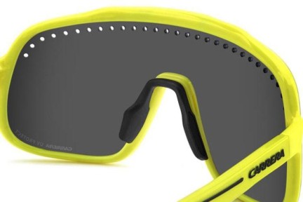 Okulary przeciwsłoneczne Carrera CSPORT02/S 4CW/IR Pojedyncze | Shield Żółte