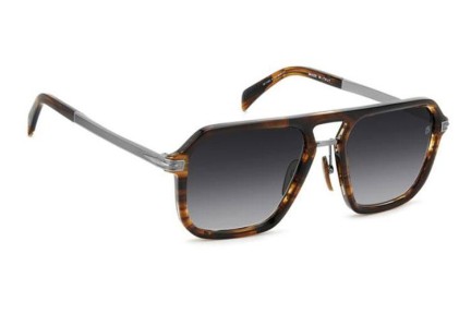 Okulary przeciwsłoneczne David Beckham DB7136/S 6C5/9O Kwadratowe Havana