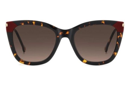 Ochelari de soare Carolina Herrera HER0307/S 086/HA Cat Eye Havana