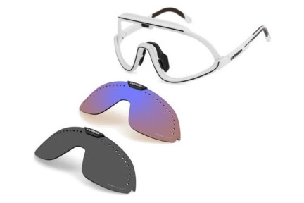 Okulary przeciwsłoneczne Carrera CSPORT01/S 6HT/ZS Pojedyncze | Shield Białe