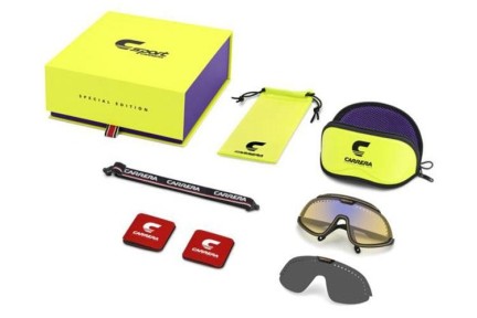 Okulary przeciwsłoneczne Carrera CSPORT01/S I46/HW Pojedyncze | Shield Czarne
