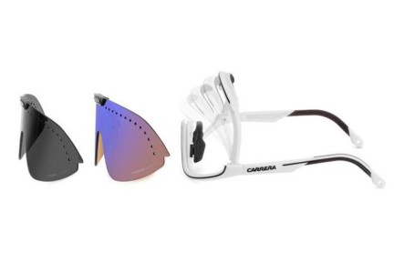 Okulary przeciwsłoneczne Carrera CSPORT01/S 6HT/ZS Pojedyncze | Shield Białe