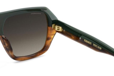 Ochelari de soare Dsquared2 D20160/S EX4/HA Pătrați Maro