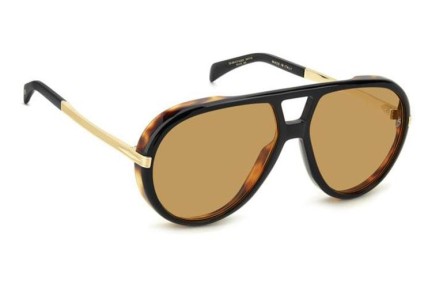 Okulary przeciwsłoneczne David Beckham DB99/VOYAGER XWY/VS Pilotki (Aviator) Czarne