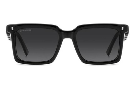 Ochelari de soare Dsquared2 ICON0025/S 807/9O Pătrați Negri