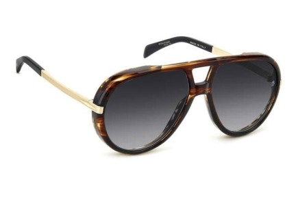 Okulary przeciwsłoneczne David Beckham DB99/VOYAGER HQZ/9O Pilotki (Aviator) Havana