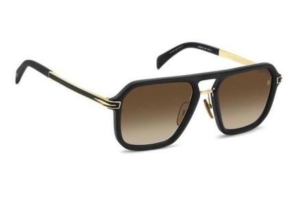 Okulary przeciwsłoneczne David Beckham DB7136/S I46/86 Kwadratowe Czarne