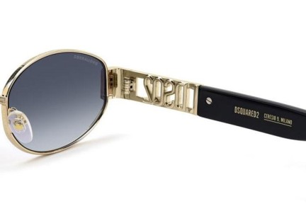 Ochelari de soare Dsquared2 D20155/S 0NZ/08 Ovali Aurii