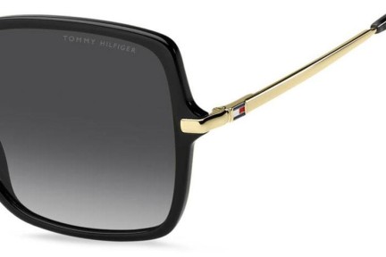 Okulary przeciwsłoneczne Tommy Hilfiger TH2220/S 807/9O Kwadratowe Czarne