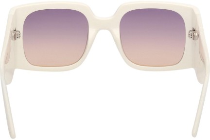 Okulary przeciwsłoneczne Guess GU00201-H 21Z Kwadratowe Białe