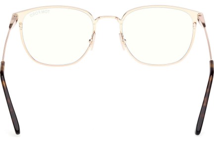 Okulary korekcyjne Tom Ford FT6041-B 048 Kwadratowe Brązowe