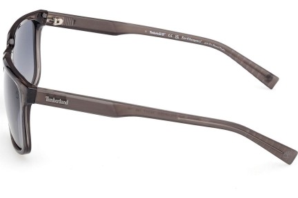 Okulary przeciwsłoneczne Timberland TB00037 20D Polarized Kwadratowe Szare