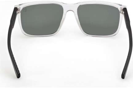 Okulary przeciwsłoneczne Timberland TB00037 26R Polarized Kwadratowe Przezroczyste