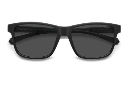 Zonnebril Polaroid Junior PLD8067/S 003/M9 Polarized Vierkant Zwart