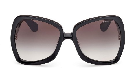 Ochelari de soare Tom Ford Jerry FT1222 01B Cat Eye Negri