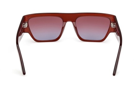 Okulary przeciwsłoneczne GCDS GD0064 48T Kocie oczy Czerwone