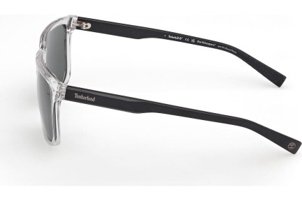 Okulary przeciwsłoneczne Timberland TB00037 26R Polarized Kwadratowe Przezroczyste
