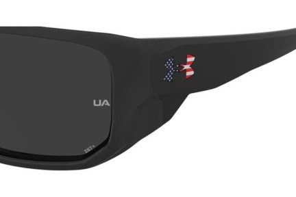 Okulary przeciwsłoneczne Under Armour UAATTACK2 SZE/6C Prostokątne Czarne