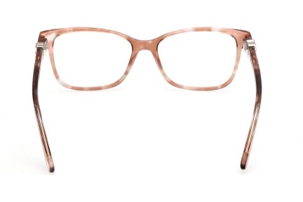 Okulary korekcyjne Guess GU50227 059 Kwadratowe Brązowe