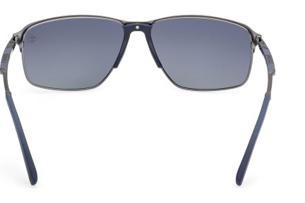 Слънчеви очила Timberland TB00040 91D Polarized Правоъгълни Синя