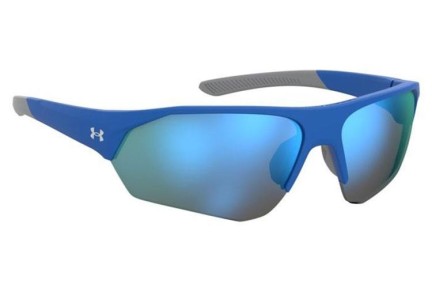 Okulary przeciwsłoneczne Under Armour UA7000/S PJP/Z0 Prostokątne Niebieskie