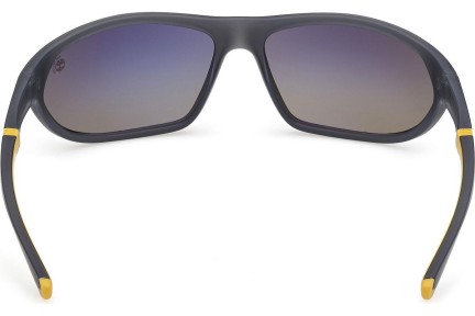 Okulary przeciwsłoneczne Timberland TB00035 20D Polarized Prostokątne Szare