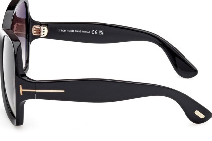 Ochelari de soare Tom Ford Jerry FT1222 01B Cat Eye Negri