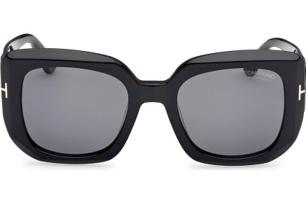 Ochelari de soare Tom Ford Carla-02 FT1220 01D Polarized Cat Eye Negri