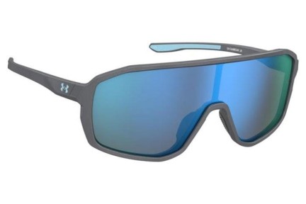 Ochelari de soare Under Armour UAGAMEDAYJR 4WC/Z0 Lentilă unică | Shield Gri