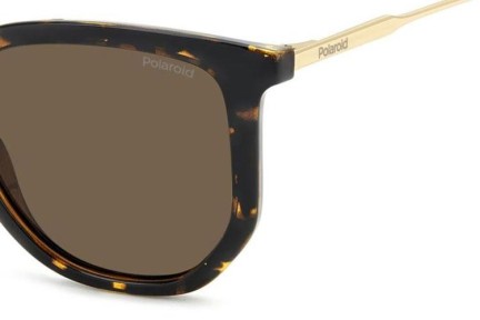 Okulary przeciwsłoneczne Polaroid PLD4185/S/X 086/SP Polarized Kocie oczy Havana