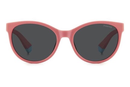 Ochelari de soare Polaroid Junior PLD8065/S 1N5/M9 Polarized Cat Eye Roșii