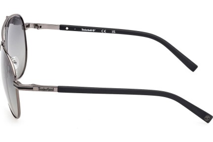 Okulary przeciwsłoneczne Timberland TB00039 08D Polarized Pilotki (Aviator) Szare