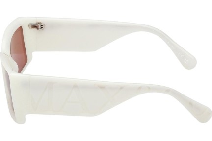 Ochelari de soare Max&Co. MO0130 25E Dreptunghiulari Albi