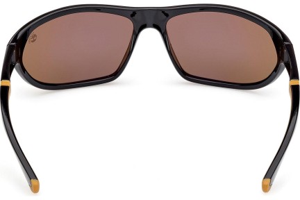 Zonnebril Timberland TB00035 01H Polarized Rechthoekige Zwart