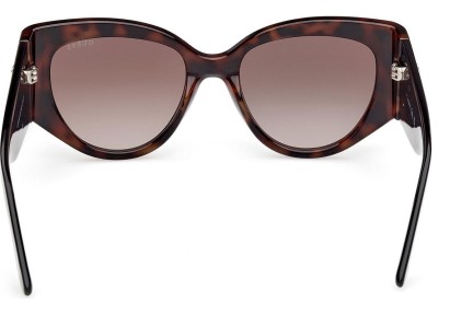 Okulary przeciwsłoneczne Guess GU00202 52F Kocie oczy Havana