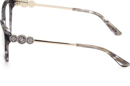 Okulary korekcyjne Guess GU50230 020 Kocie oczy Szare
