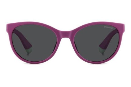 Ochelari de soare Polaroid Junior PLD8065/S QHO/M9 Polarized Cat Eye Roz