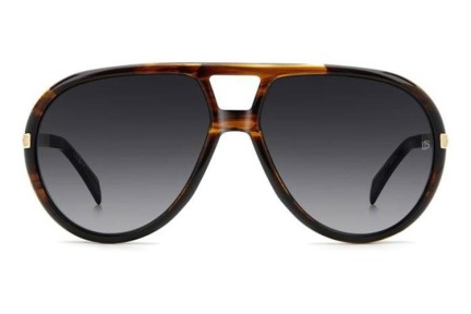 Okulary przeciwsłoneczne David Beckham DB99/VOYAGER HQZ/9O Pilotki (Aviator) Havana