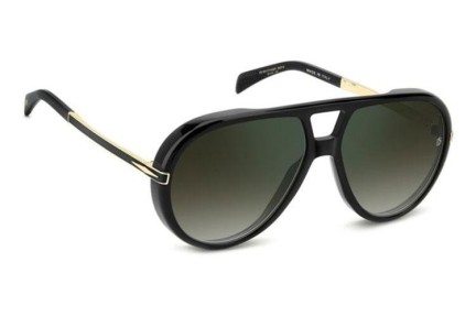 Okulary przeciwsłoneczne David Beckham DB99/VOYAGER 2M2/CS Pilotki (Aviator) Czarne