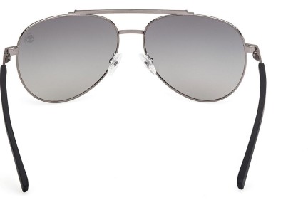 Okulary przeciwsłoneczne Timberland TB00039 08D Polarized Pilotki (Aviator) Szare