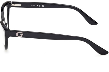 Okulary korekcyjne Guess GU50236 001 Kocie oczy Czarne