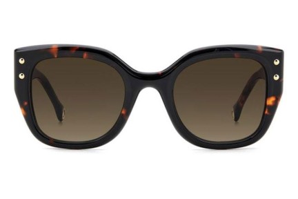 Ochelari de soare Carolina Herrera HER0312/S 086/HA Cat Eye Havana