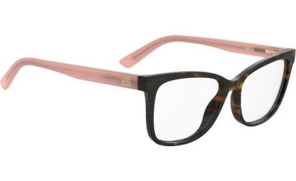 Okulary korekcyjne Love Moschino MOL660 086 Kocie oczy Havana