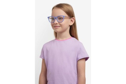 Ochelari Polaroid Junior PLDD845 789 Pătrați Violeți