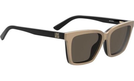 Okulary korekcyjne Love Moschino MOL661/C R60/16 Kocie oczy Czarne