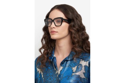 Okulary korekcyjne Etro ETRO0097 807 Kocie oczy Czarne